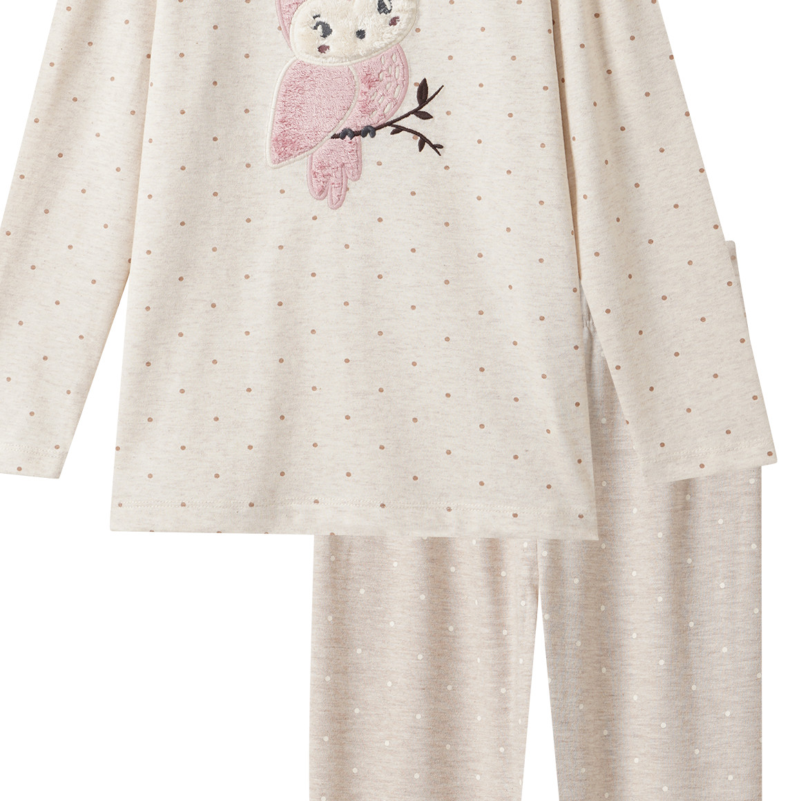 Mädchen Schlafanzug mit Applikation