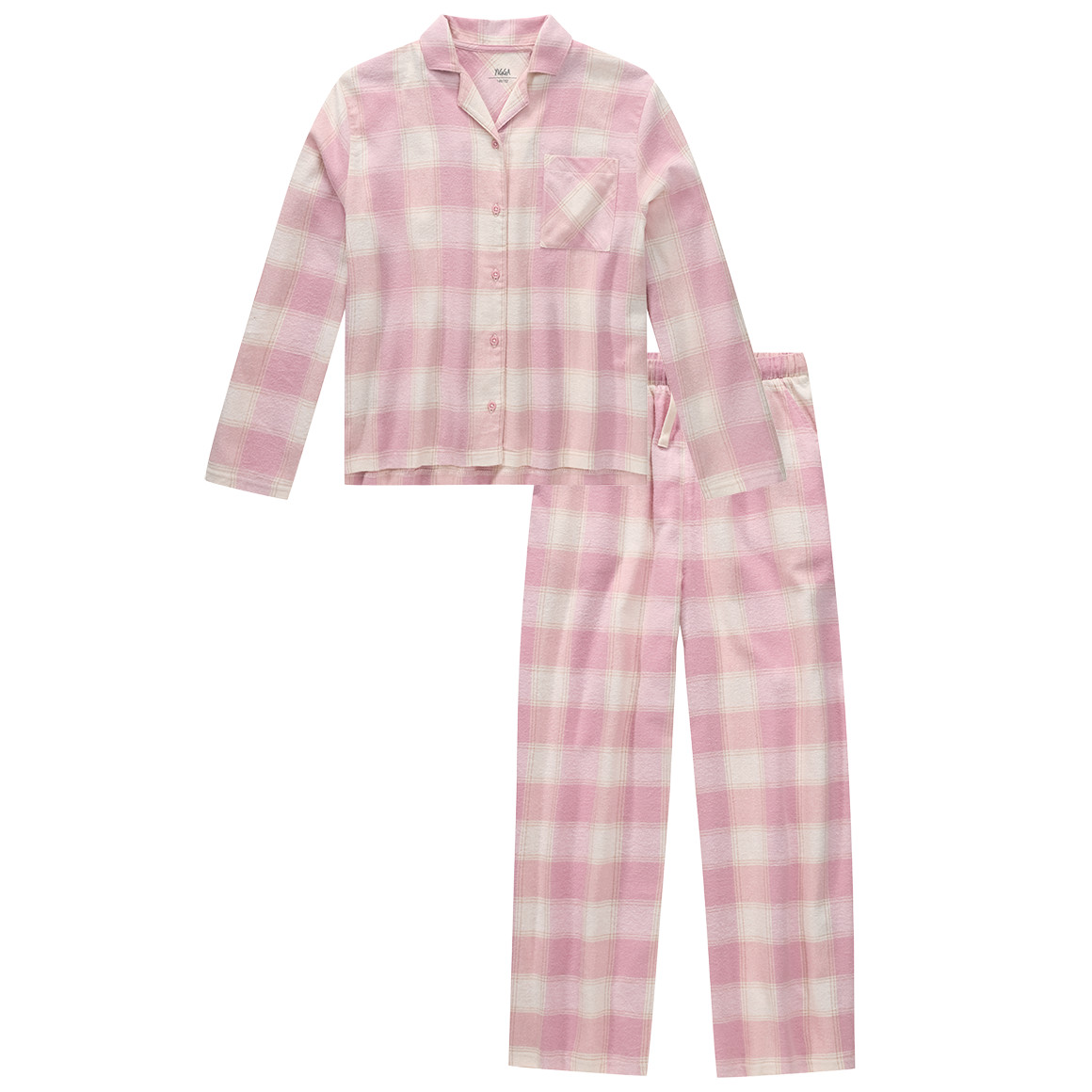 Mädchen Schlafanzug mit Karo-Muster