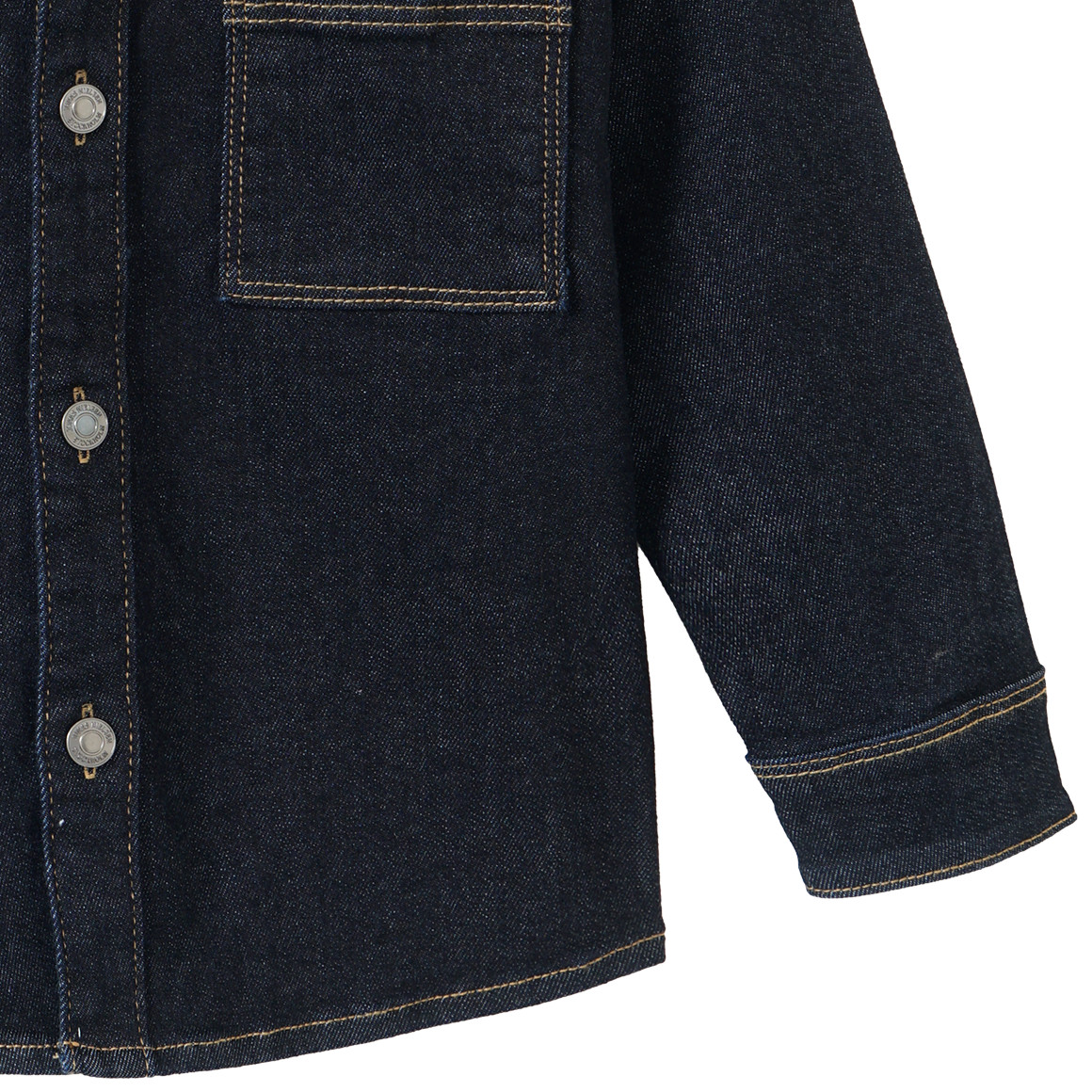 Overshirt voor kinderen in denimstijl