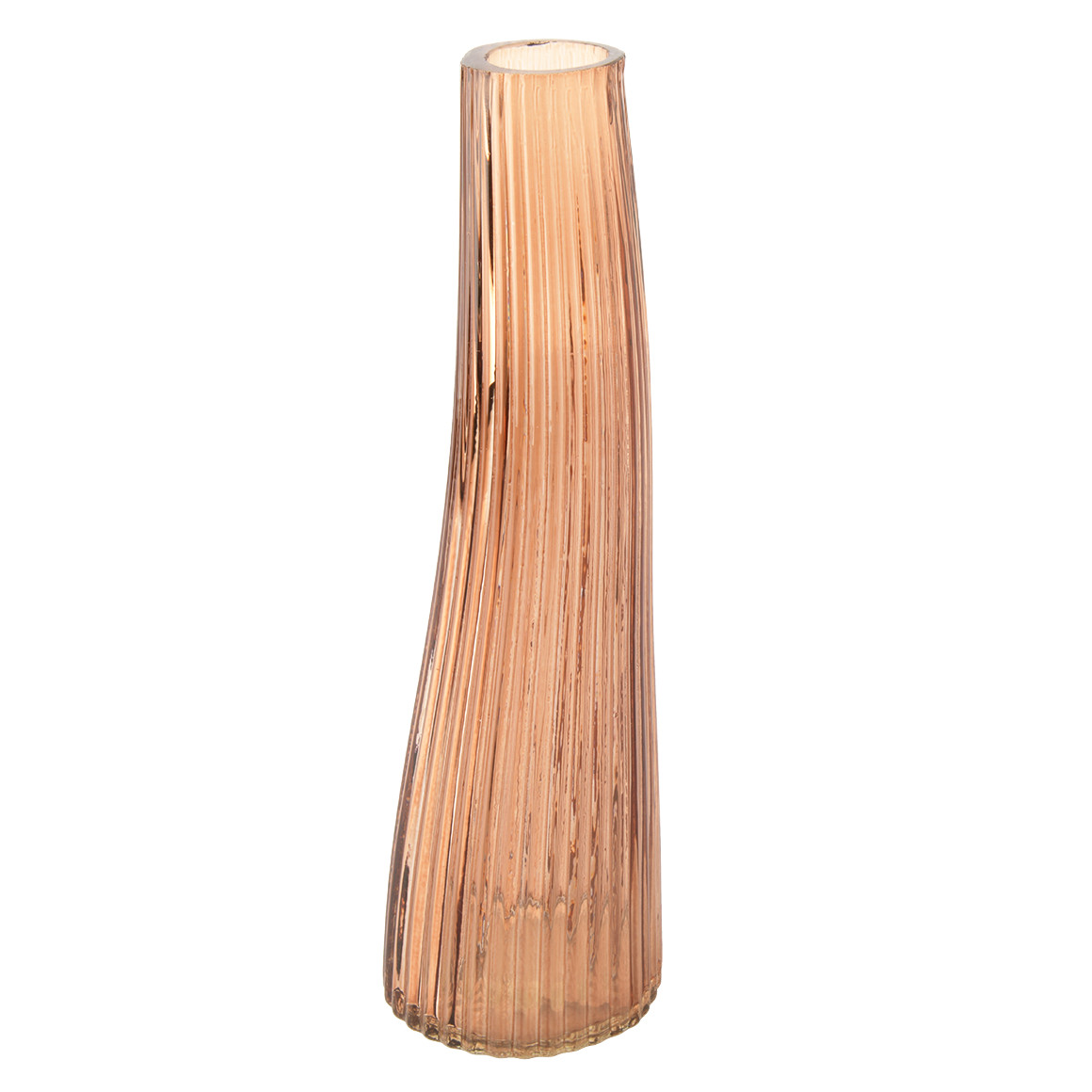 Kleine Vase in Rillen-Optik