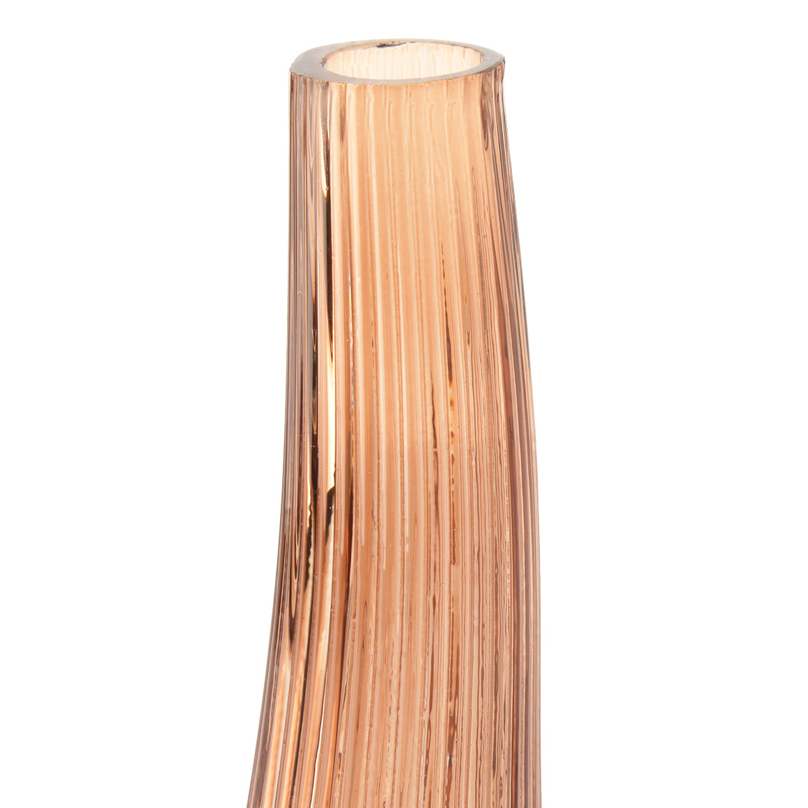 Kleine Vase in Rillen-Optik