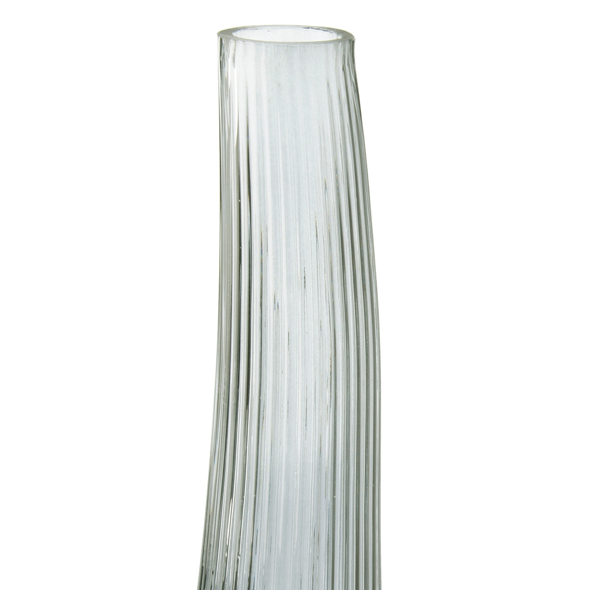 Große Vase in Rillen-Optik