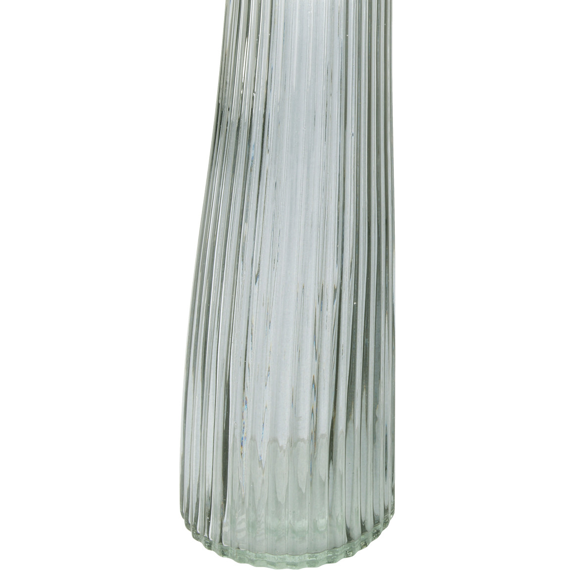 Große Vase in Rillen-Optik