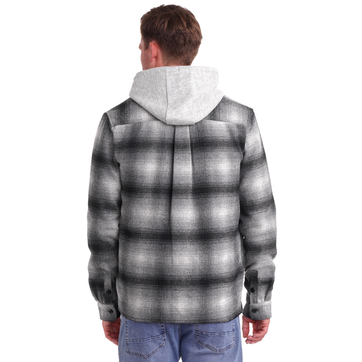 Herren Overshirt mit kariertem Design