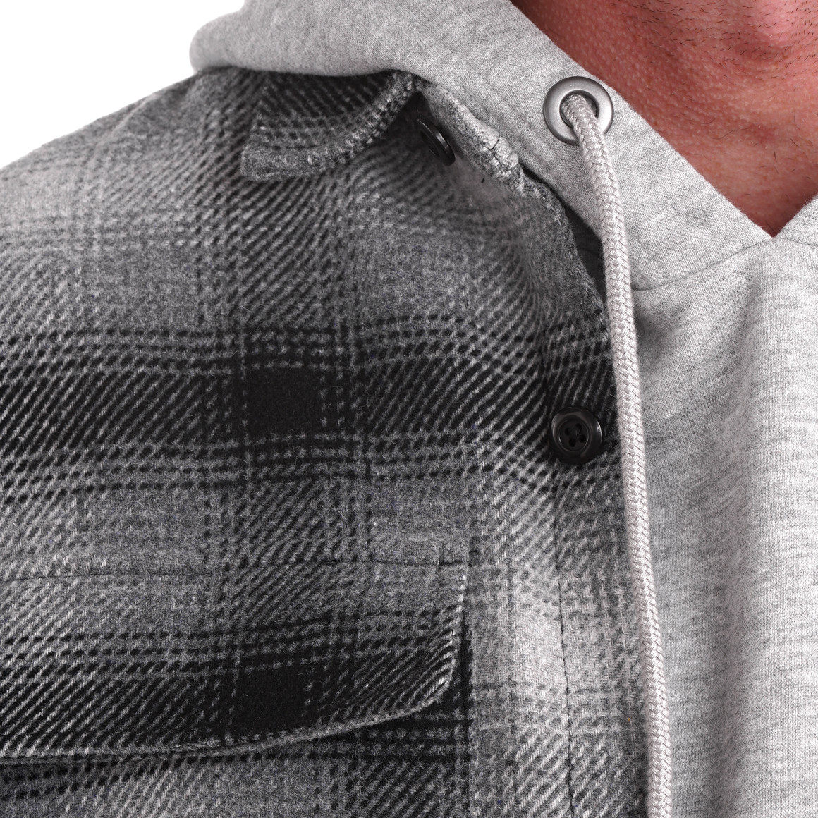 Herren Overshirt mit kariertem Design