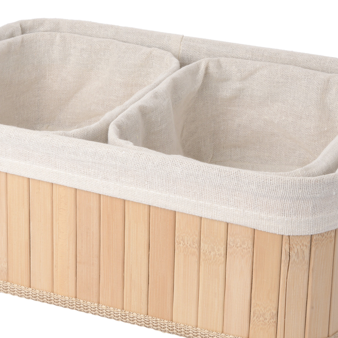 3 Bambus-Körbe im Set