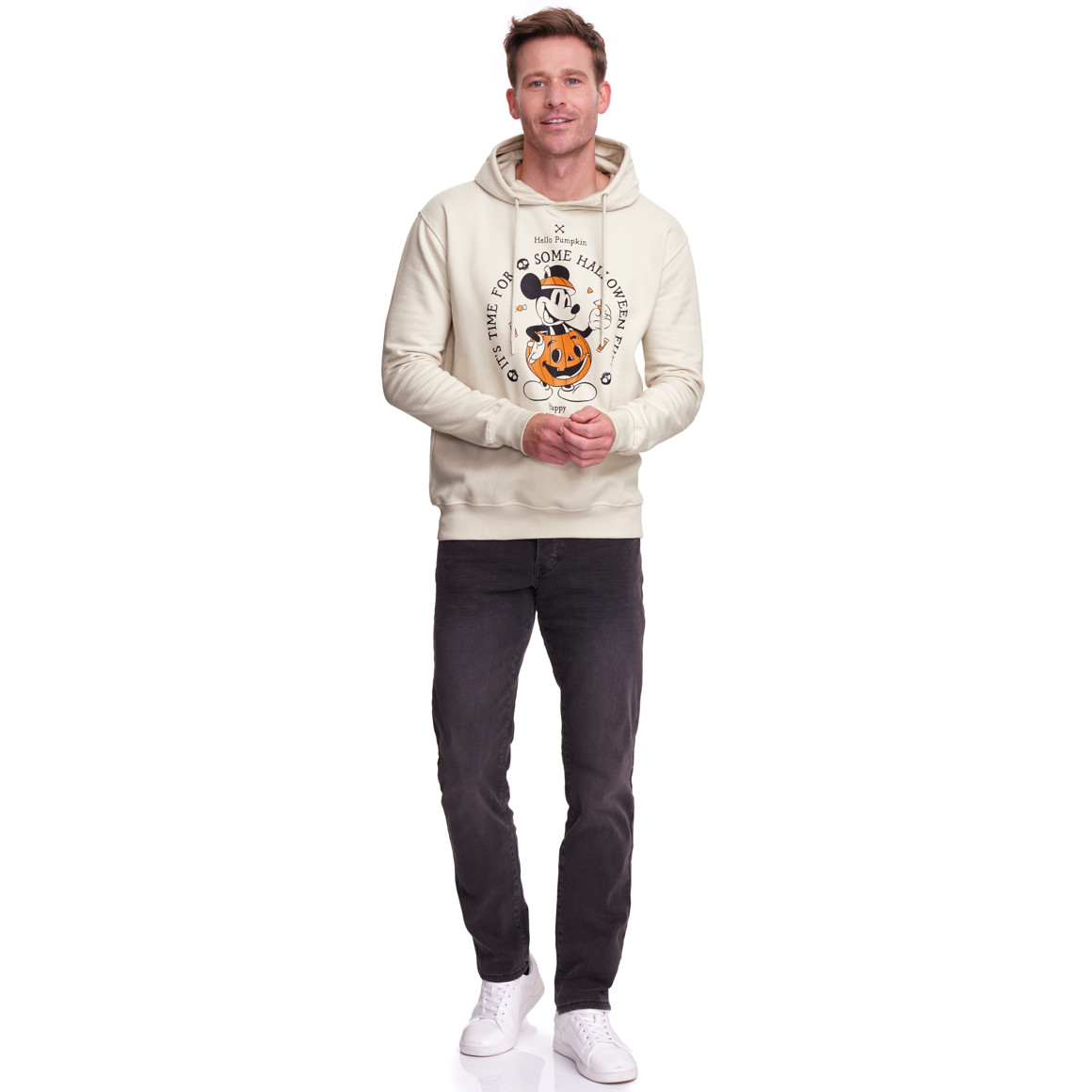 Micky Maus Hoodie in Halloween-Optik