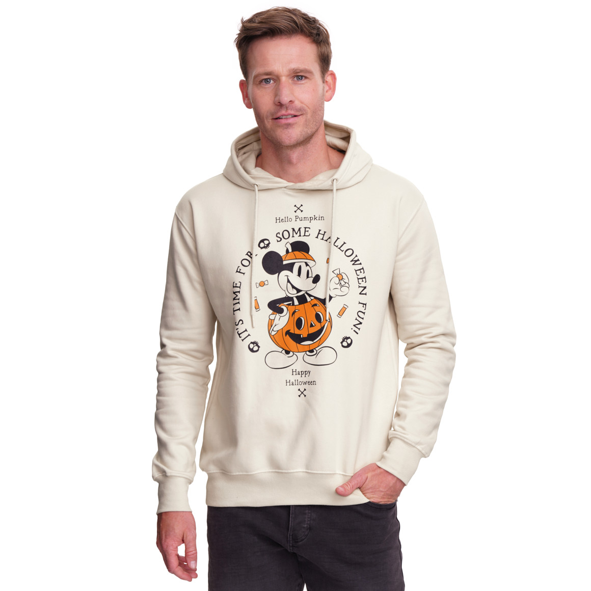 Micky Maus Hoodie in Halloween-Optik