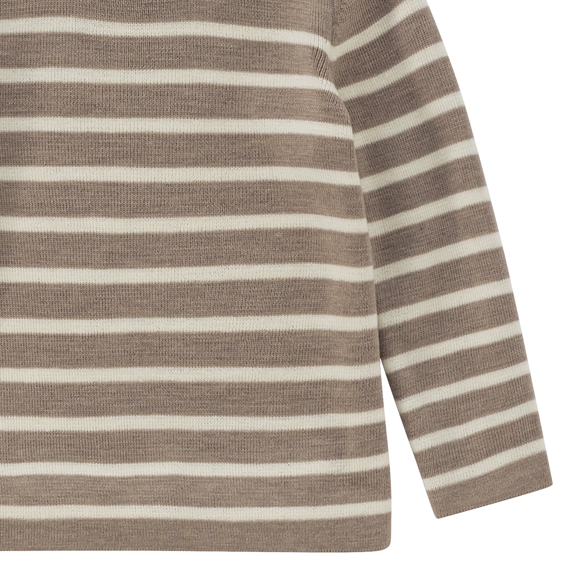 Baby wollen gebreide trui met strepen
