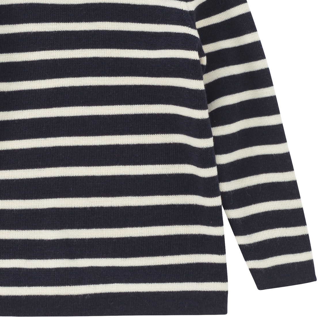 Baby wollen gebreide trui met strepen