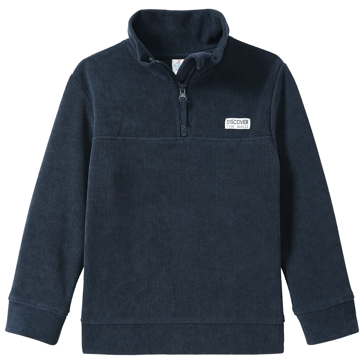 Jongens sweatshirt met troyer rits