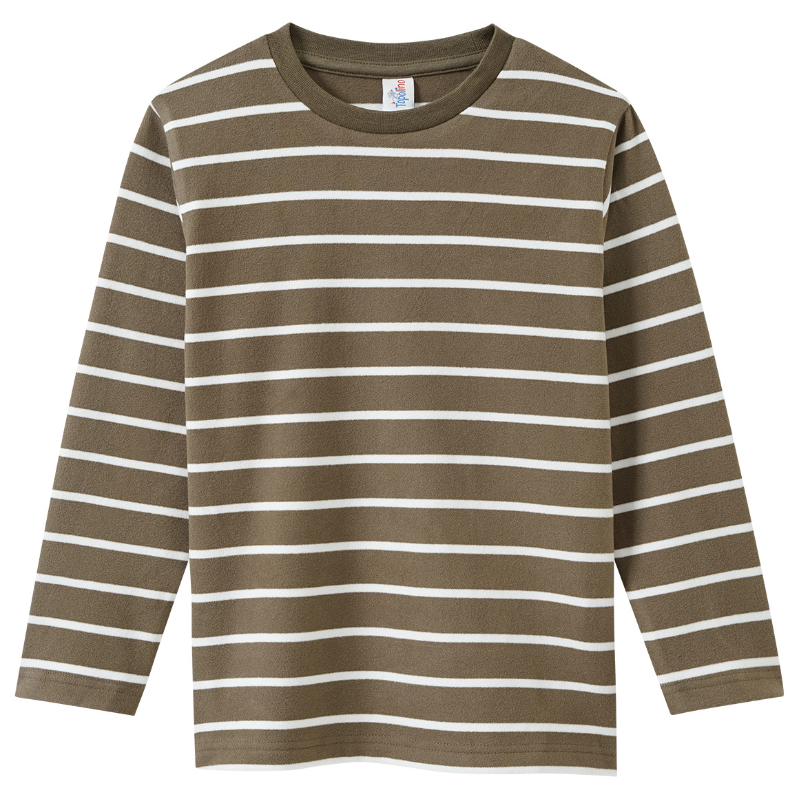 Jongens shirt lange mouwen met strepen