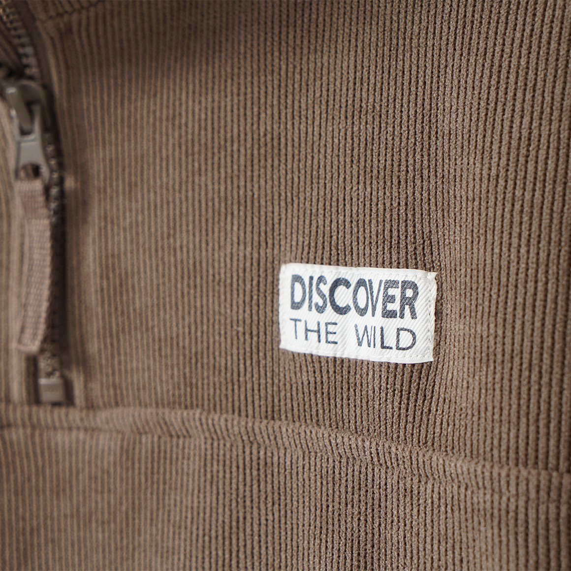 Jungen Cordshirt mit Troyerkragen