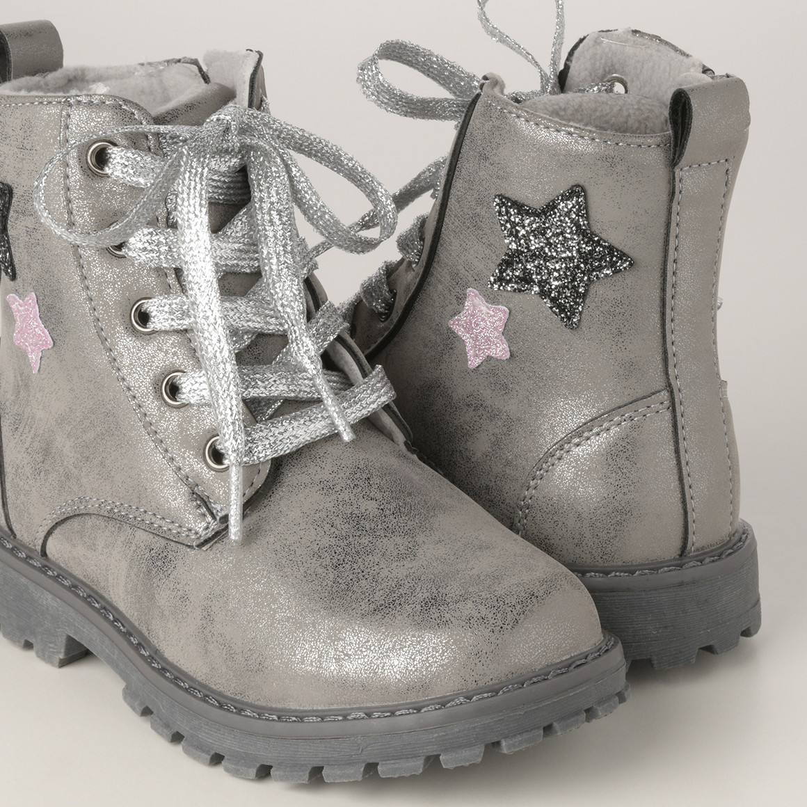 Enkellaarsje met glitters voor meisjes