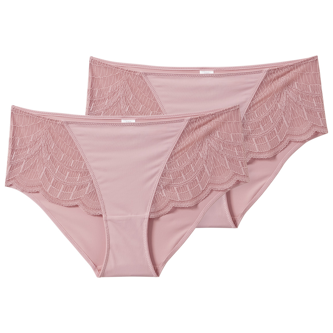 2 Damen Pantys mit Spitze