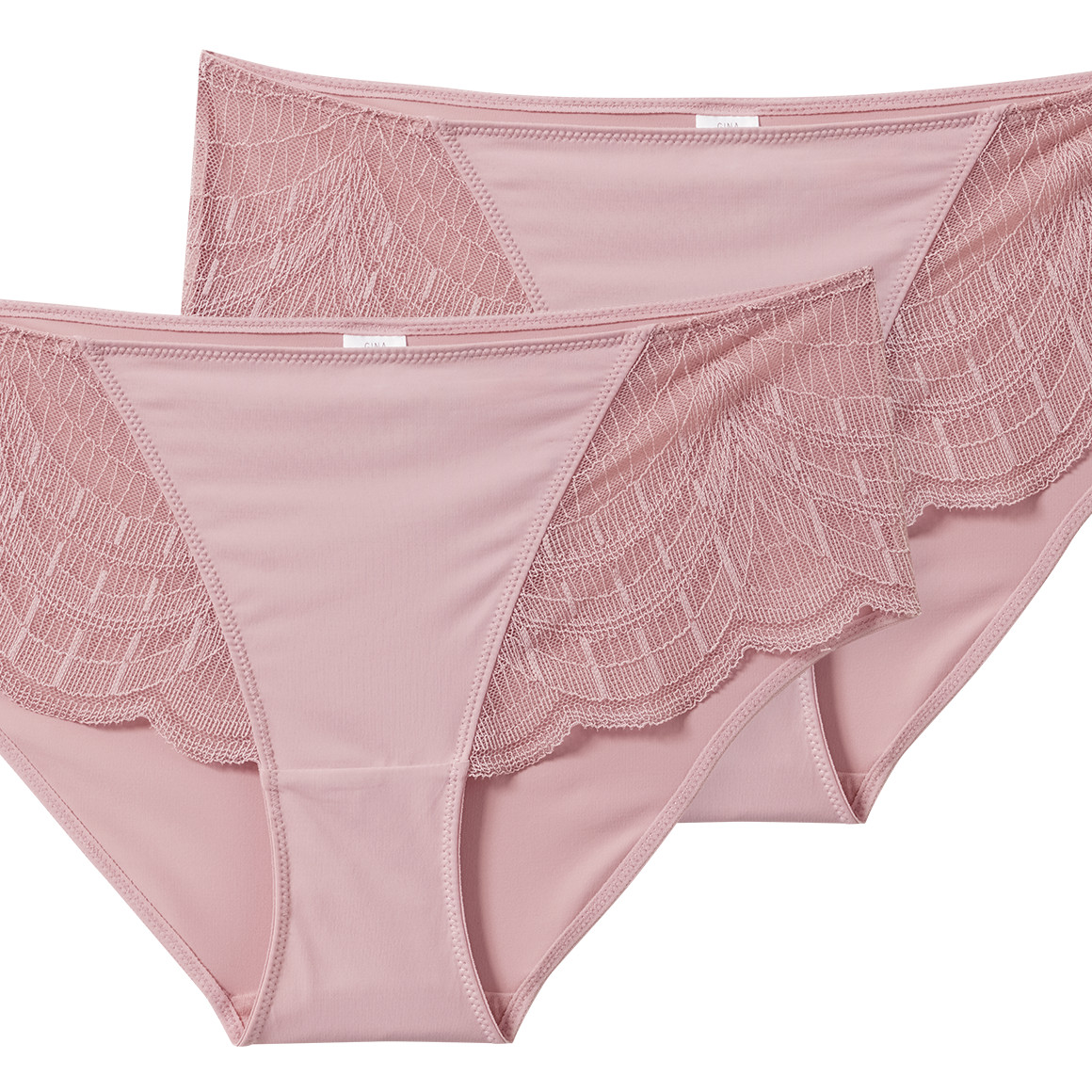 2 Damen Pantys mit Spitze
