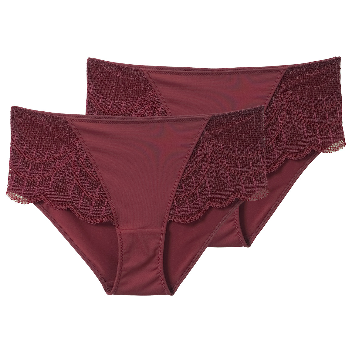 2 Damen Pantys mit Spitze