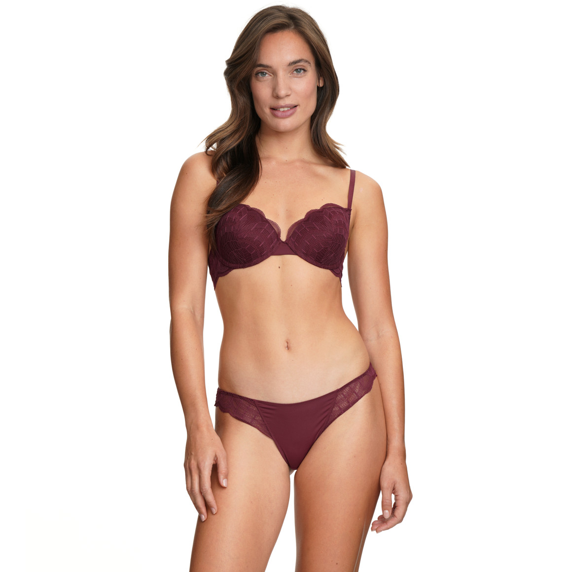 2 Damen Strings mit Spitze