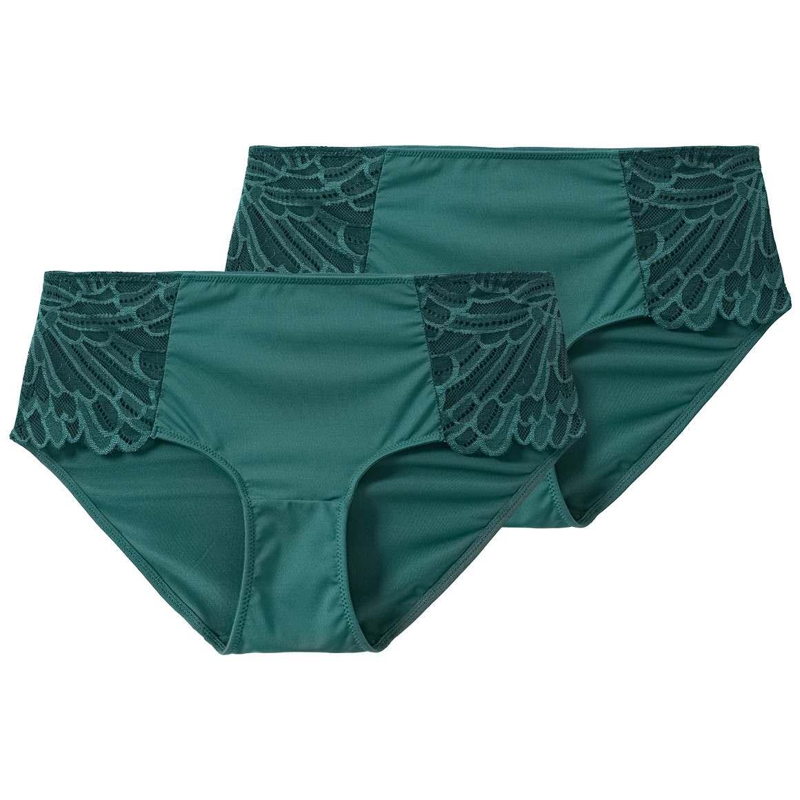 2 Damen Pantys mit Spitze