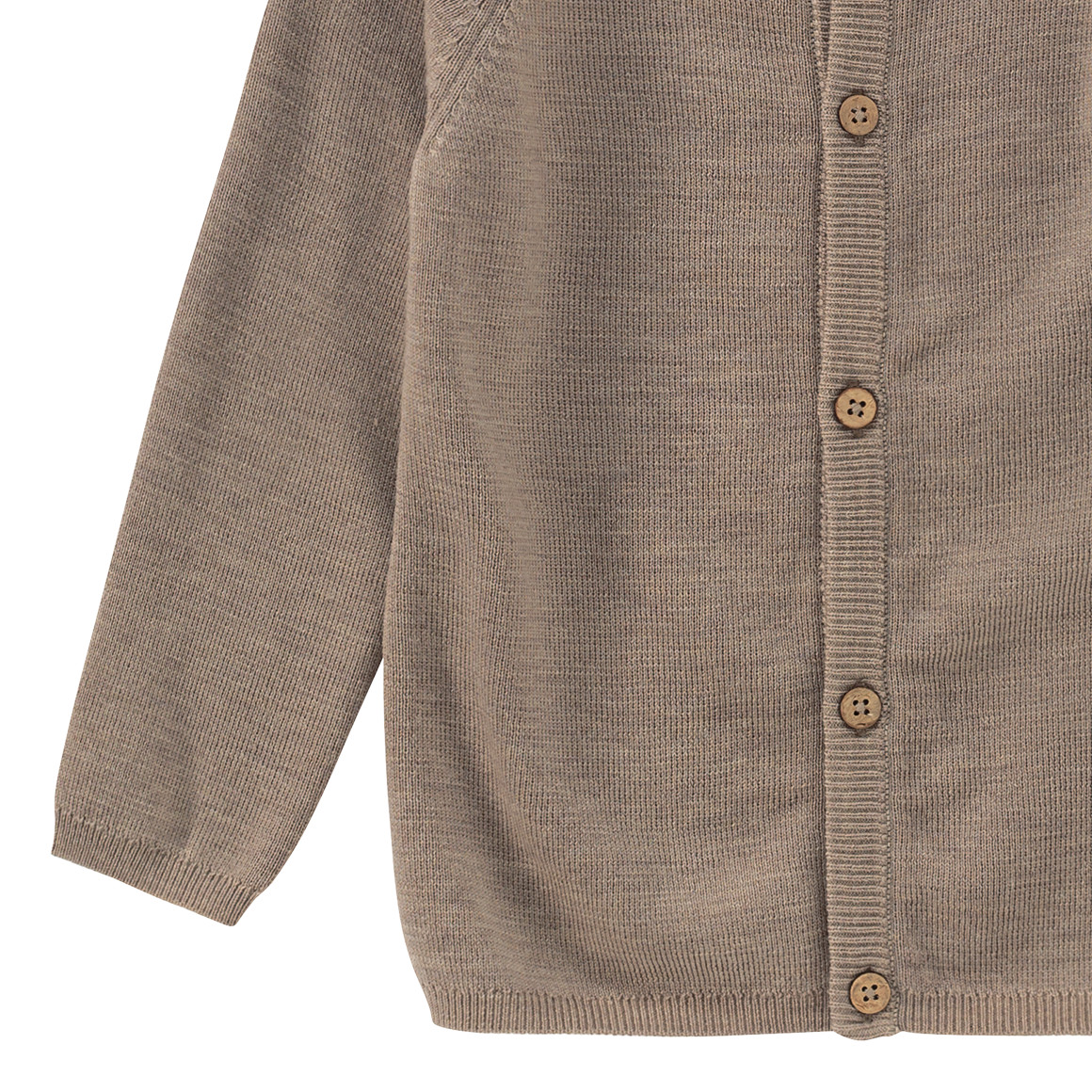 Wollen babyvest effen