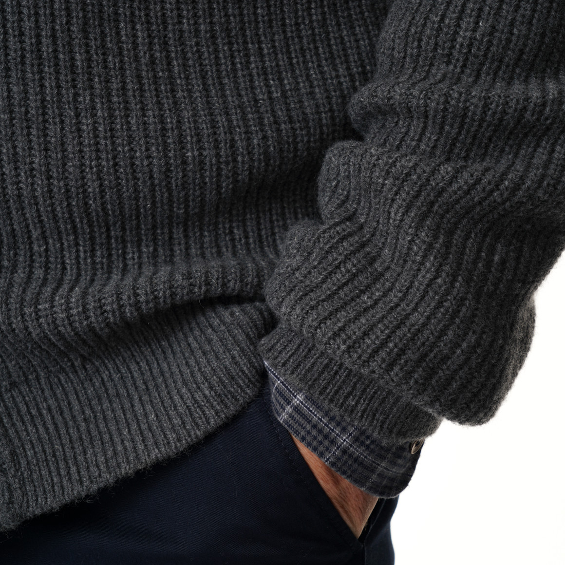 Herren Strickjacke mit Woll-Anteil