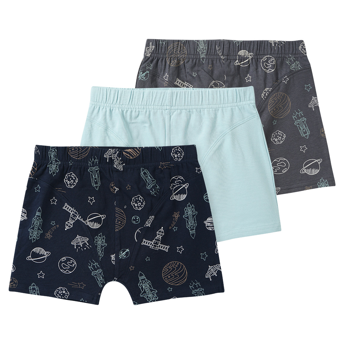 3 Jungen Boxer mit Bio-Baumwolle