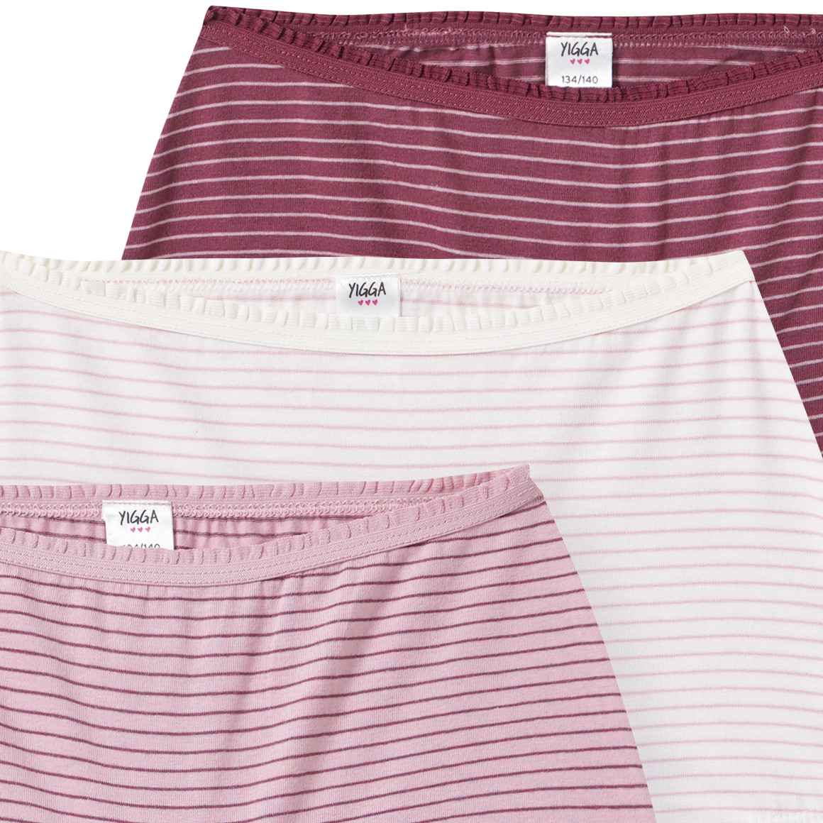 3 Meisjes Hipsters met strepen