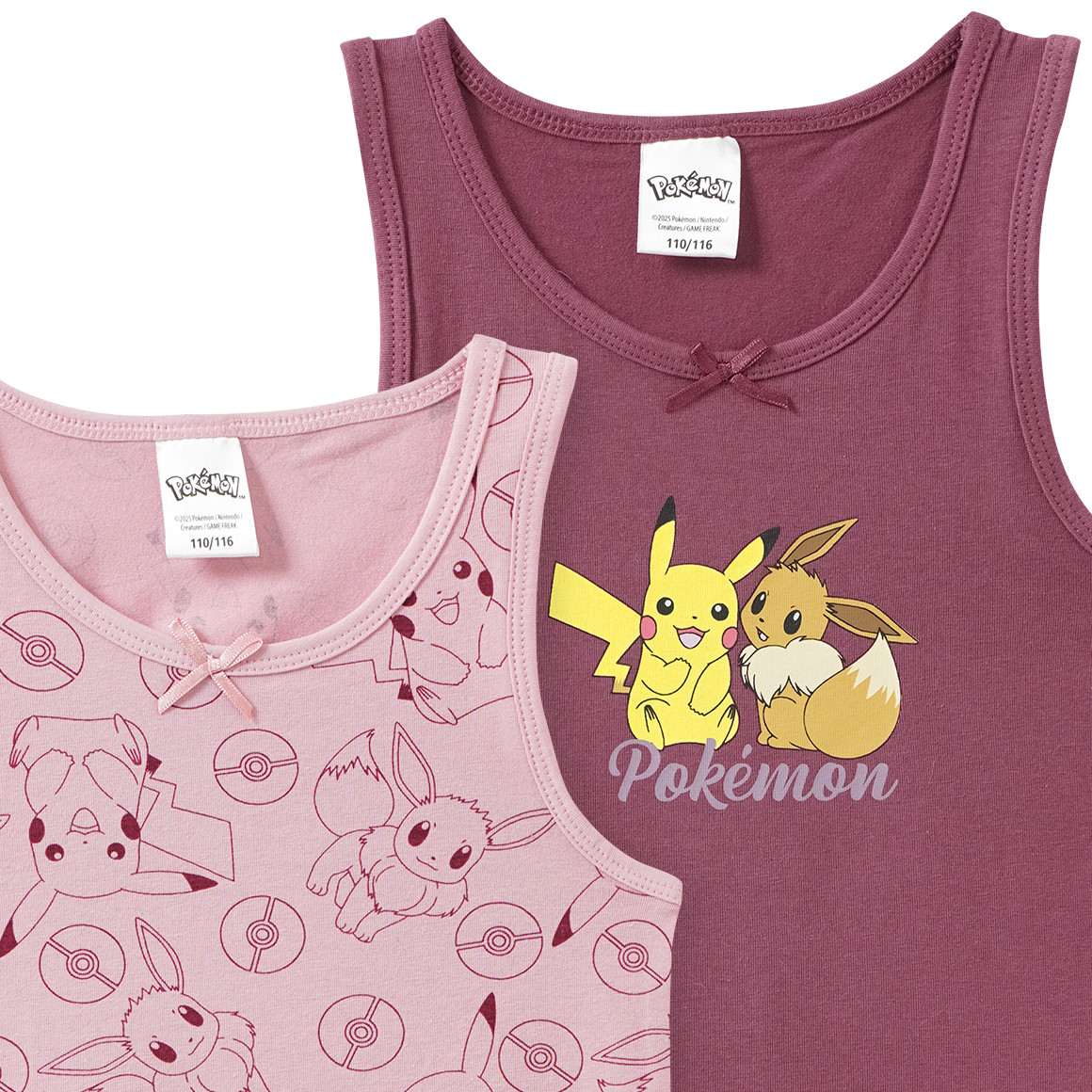 2 Pokémon Unterhemden im Set