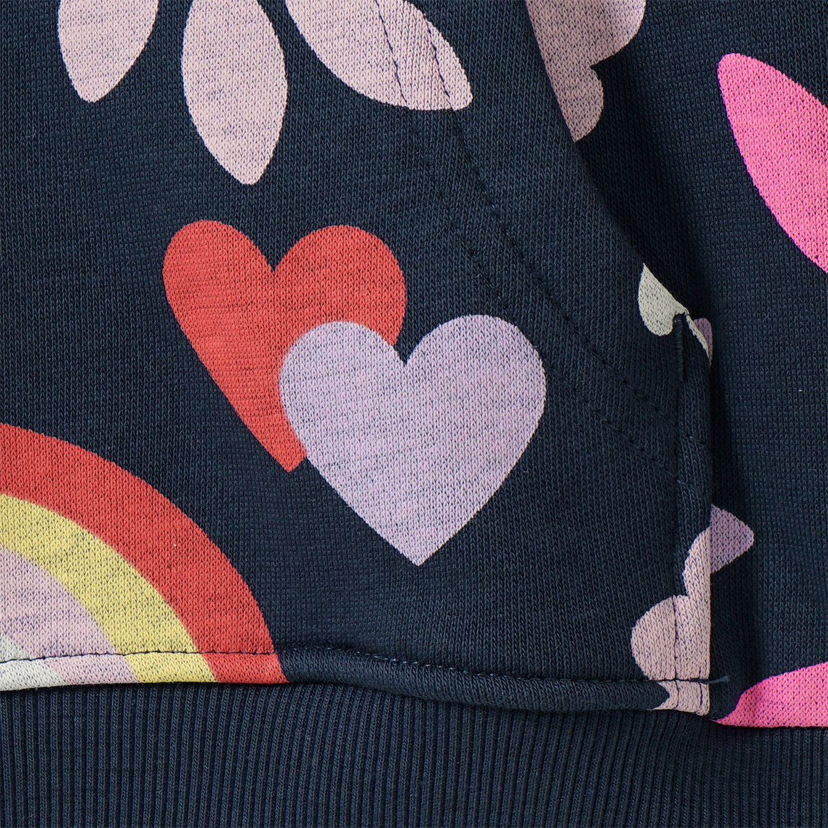 Meisjes' hoodie met all-over print