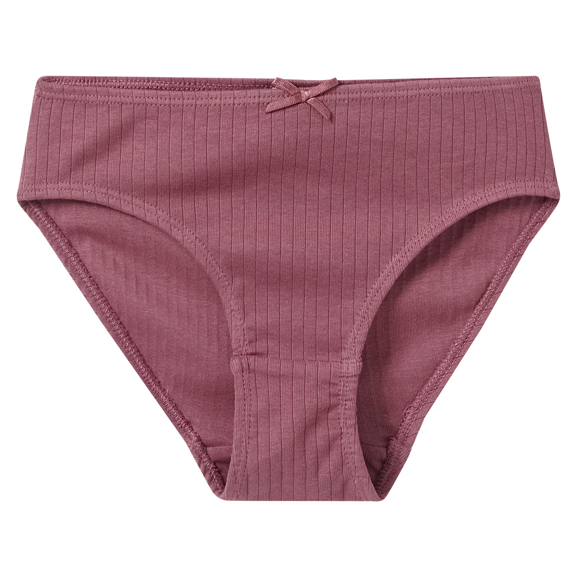 3 Meisjes Slips met geribde structuur