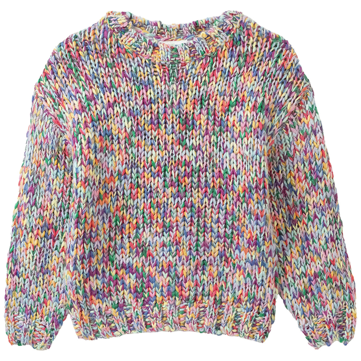 Meisjes' gebreide trui in felle kleuren