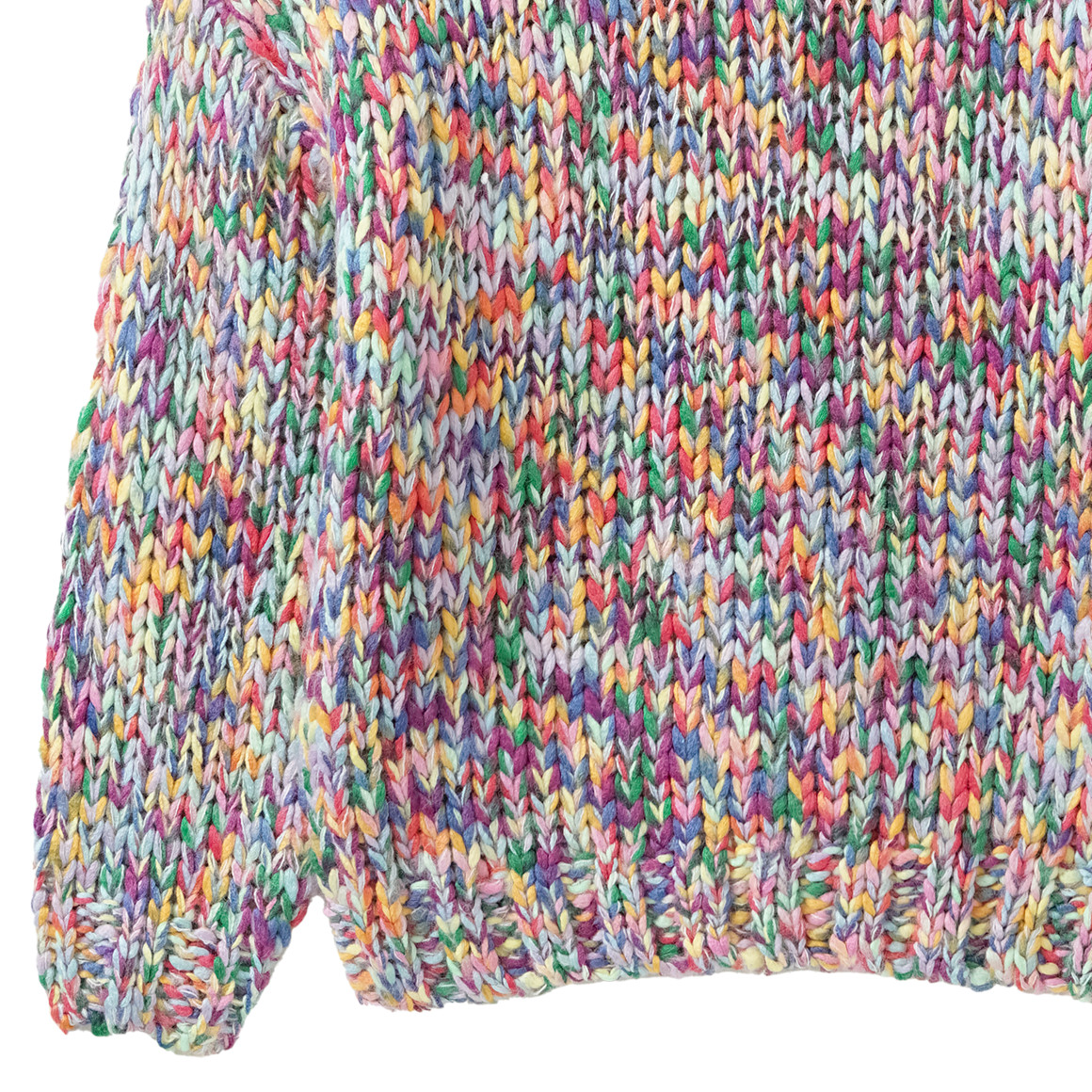 Meisjes' gebreide trui in felle kleuren