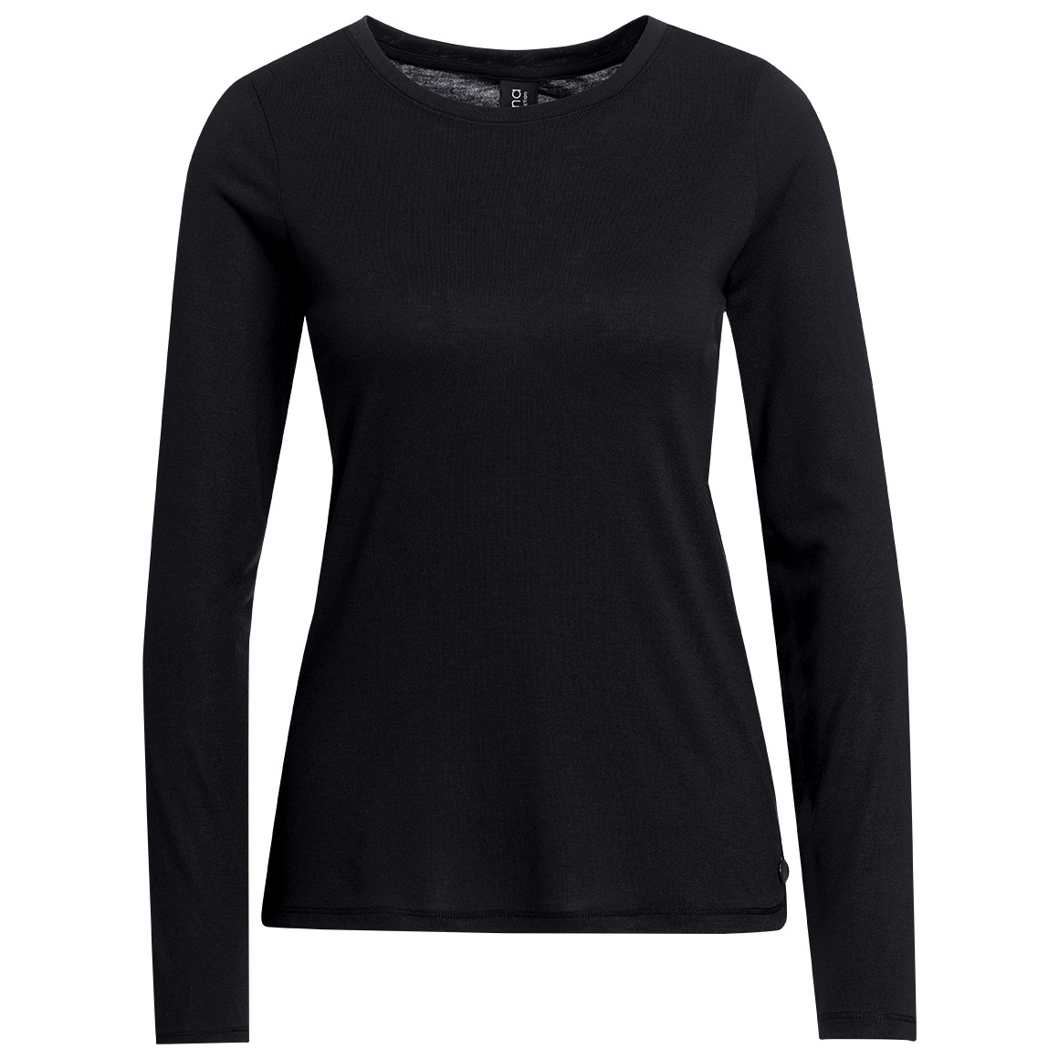 Dameshemd met lange mouwen in een basic look