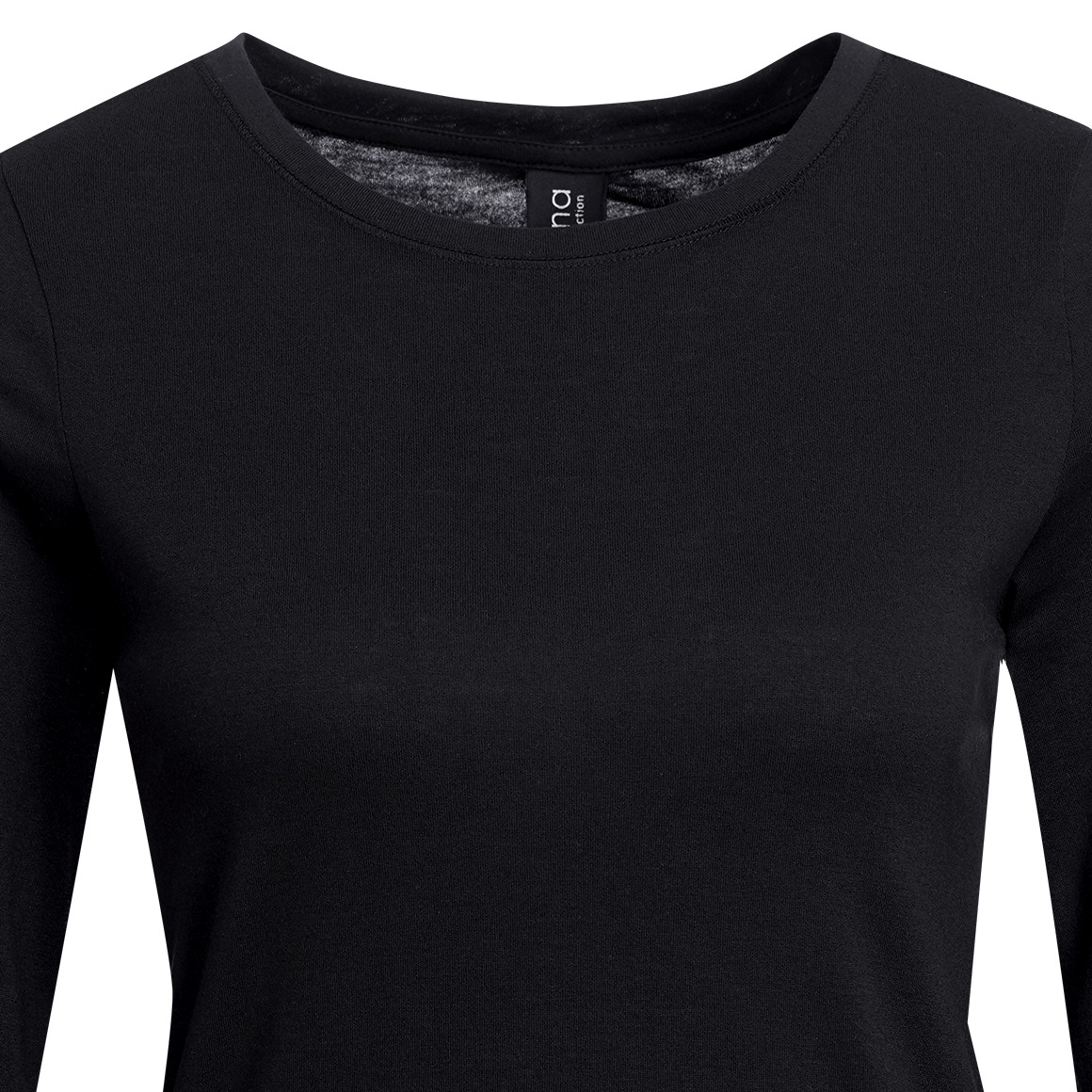 Dameshemd met lange mouwen in een basic look