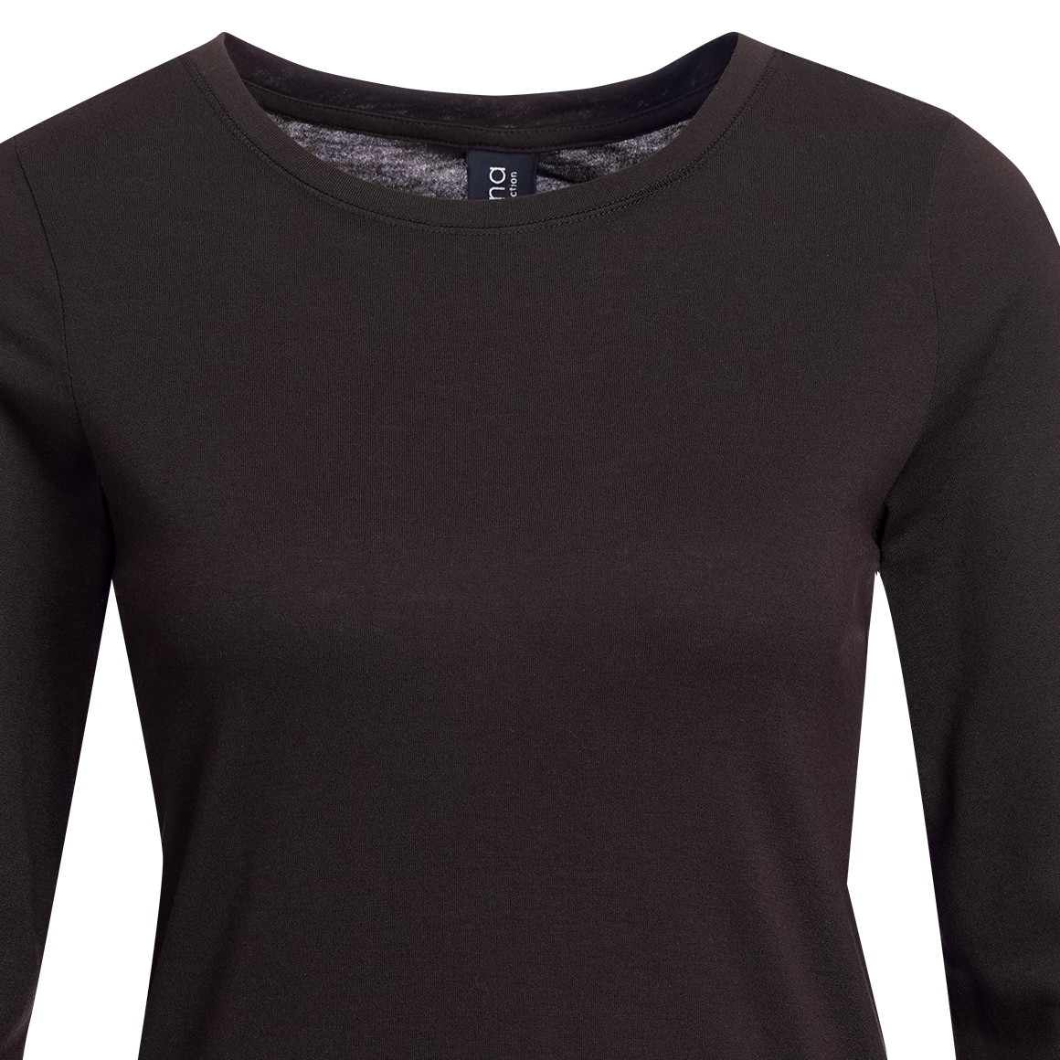 Dameshemd met lange mouwen in een basic look