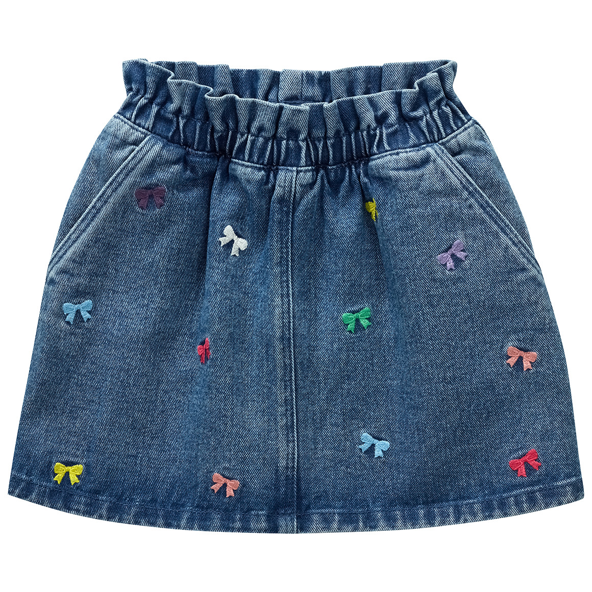 Mädchen Rock mit Schleifen-Allover