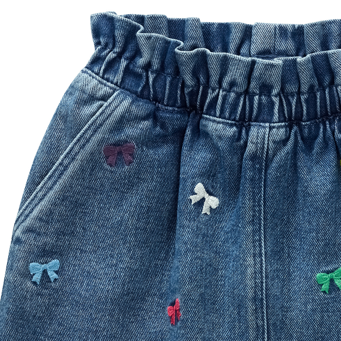 Mädchen Rock mit Schleifen-Allover