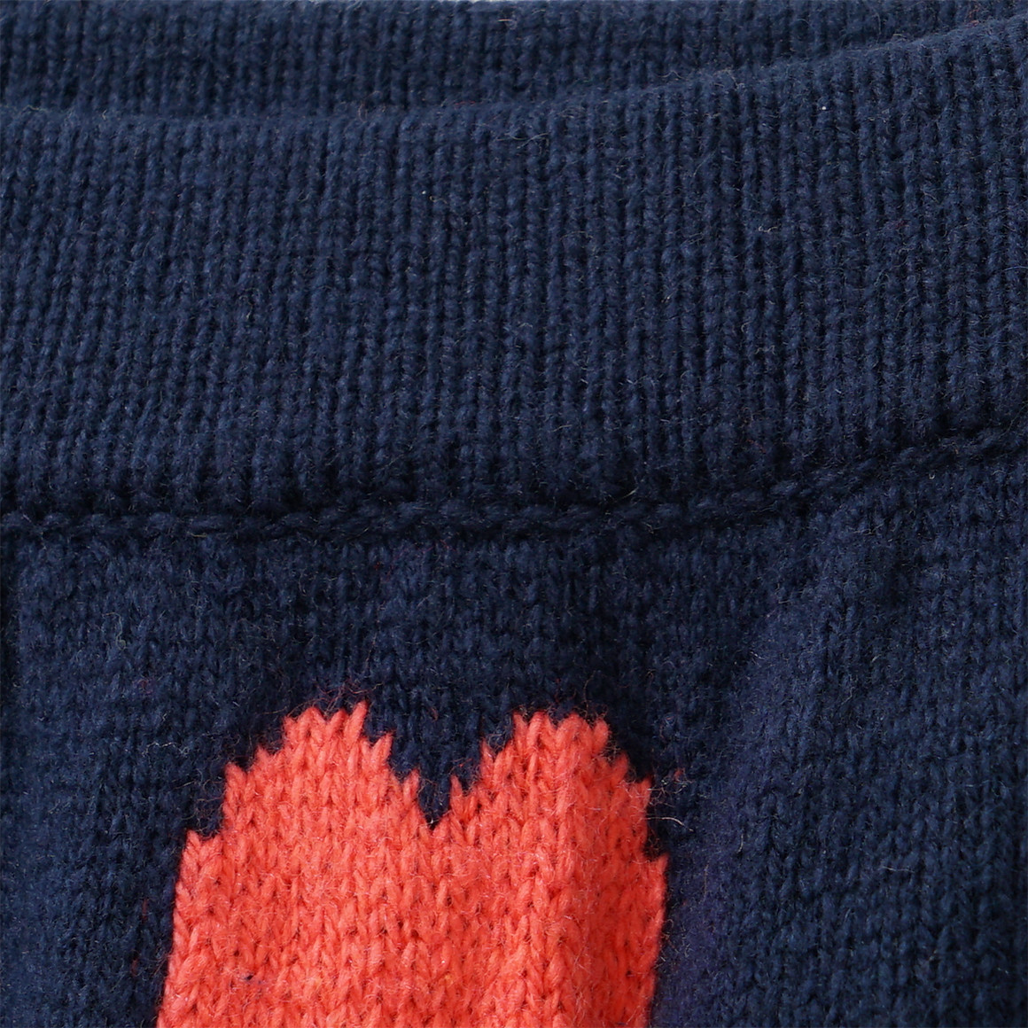 Mädchen Strickrock mit Herz-Allover