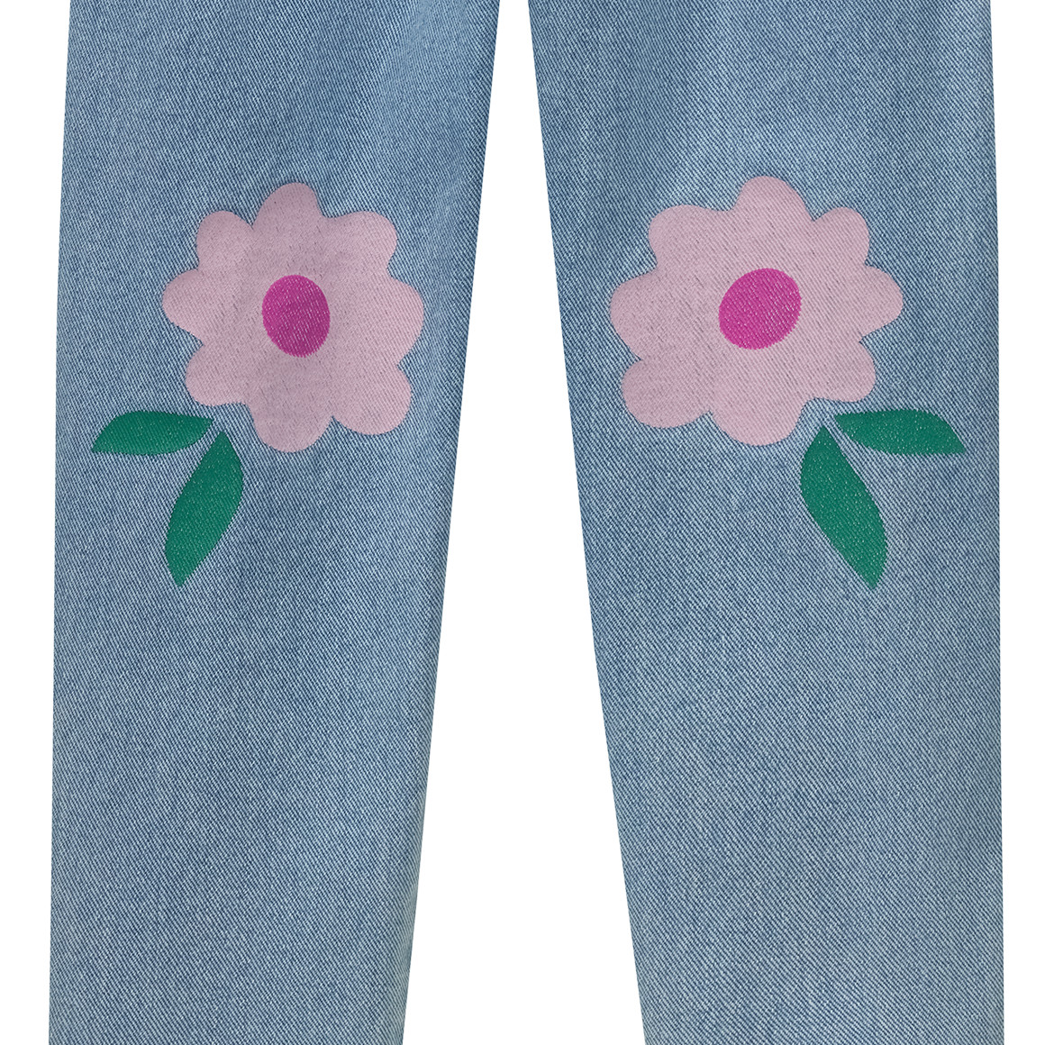 Mädchen Jeans mit Paperbag-Bund