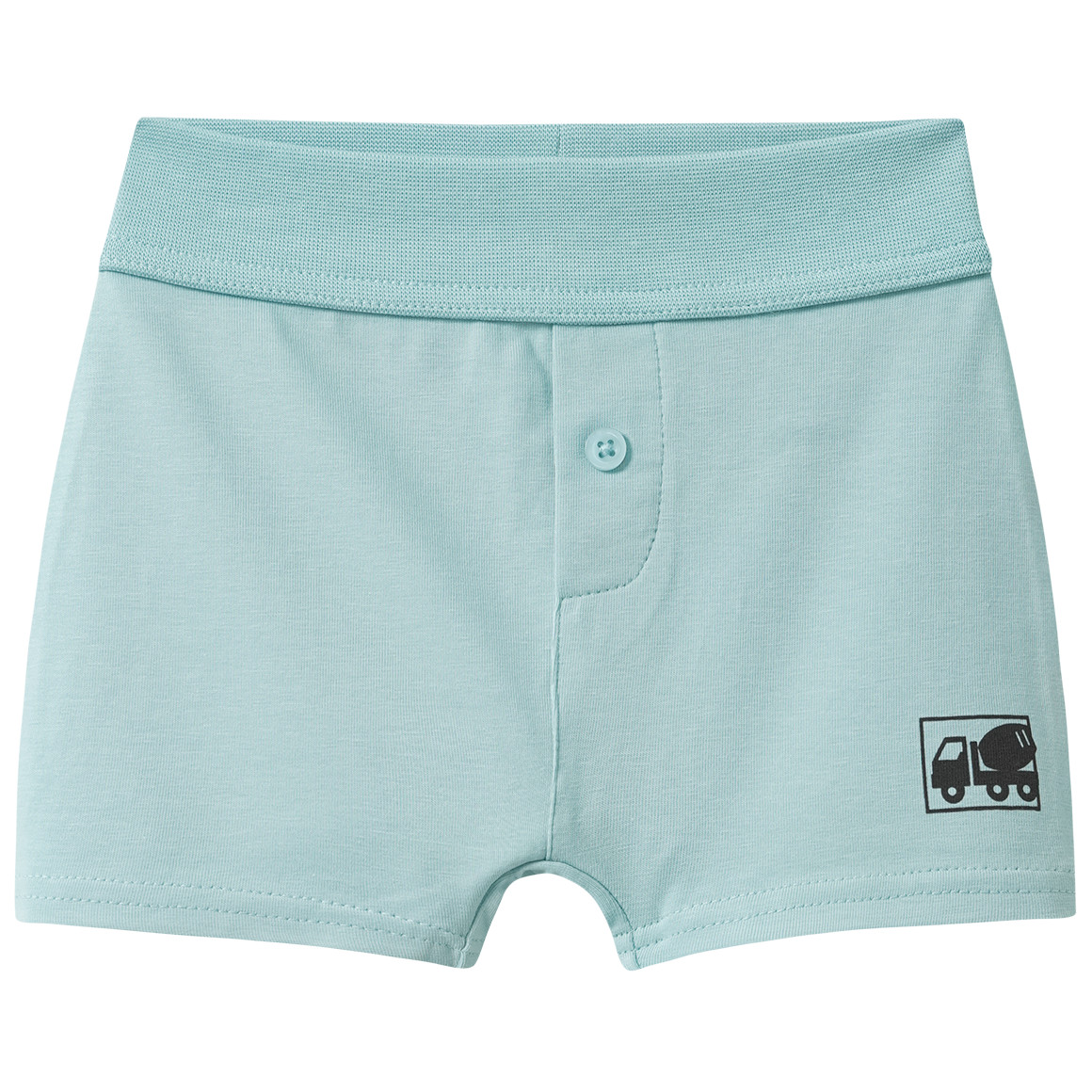 3 Baby Boxer mit Baustellen-Fahrzeugen