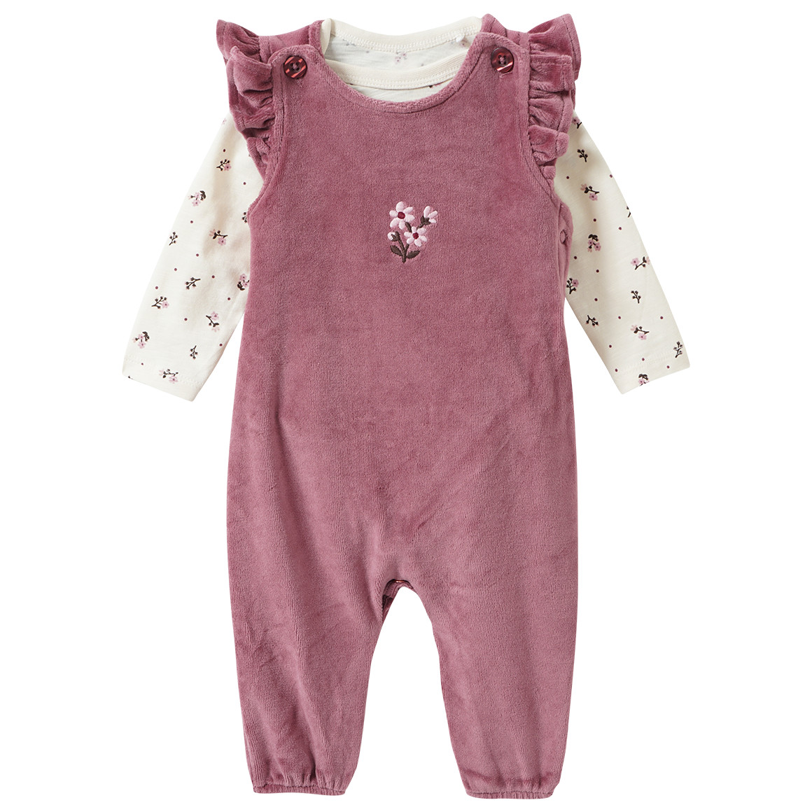 Baby Set aus Strampler und Body
