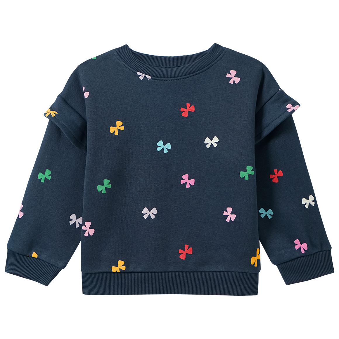 Mädchen Sweatshirt mit Allover-Print