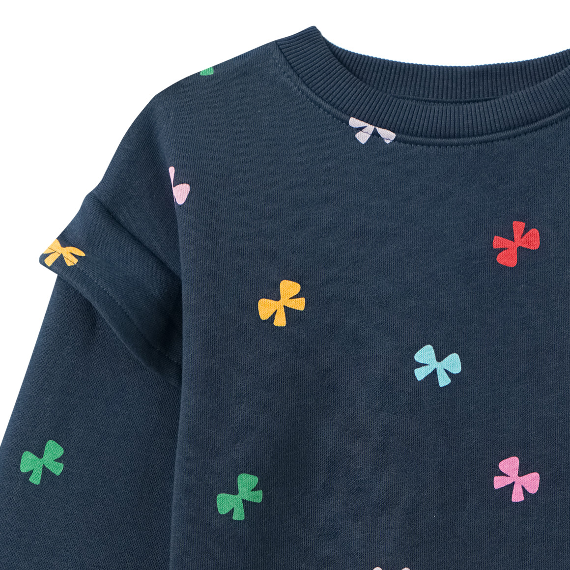 Mädchen Sweatshirt mit Allover-Print