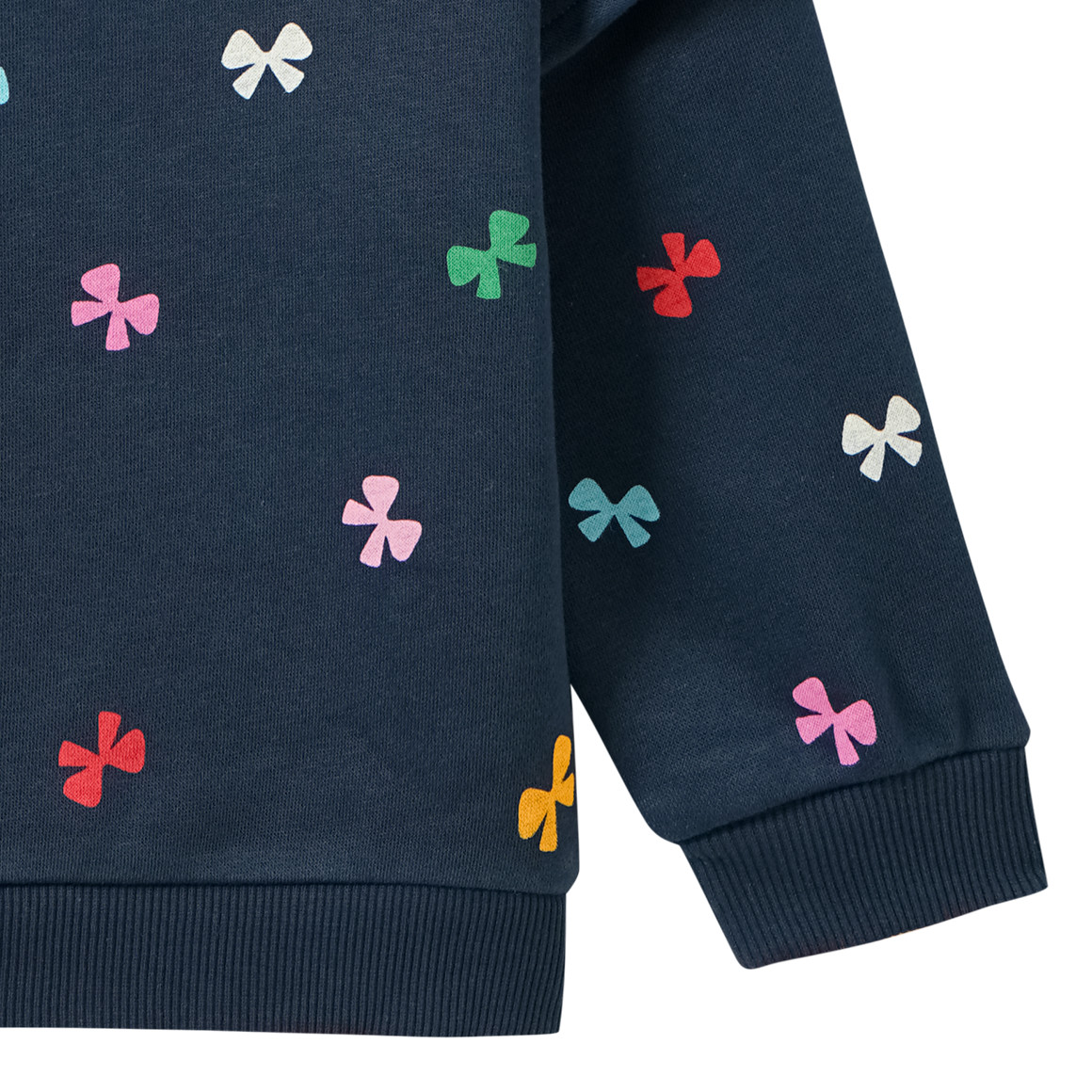 Mädchen Sweatshirt mit Allover-Print