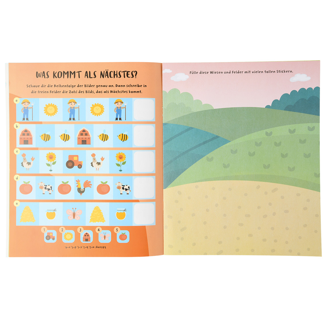 Activity Stickerheft mit Bauernhof-Motiven