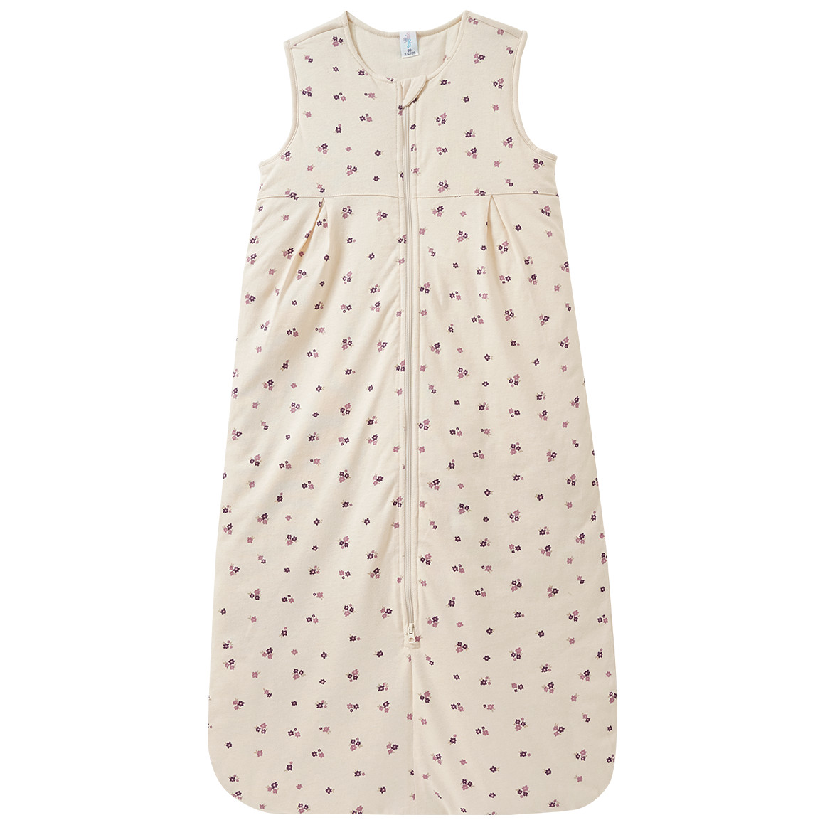 Baby slaapzak met bloemen all-over