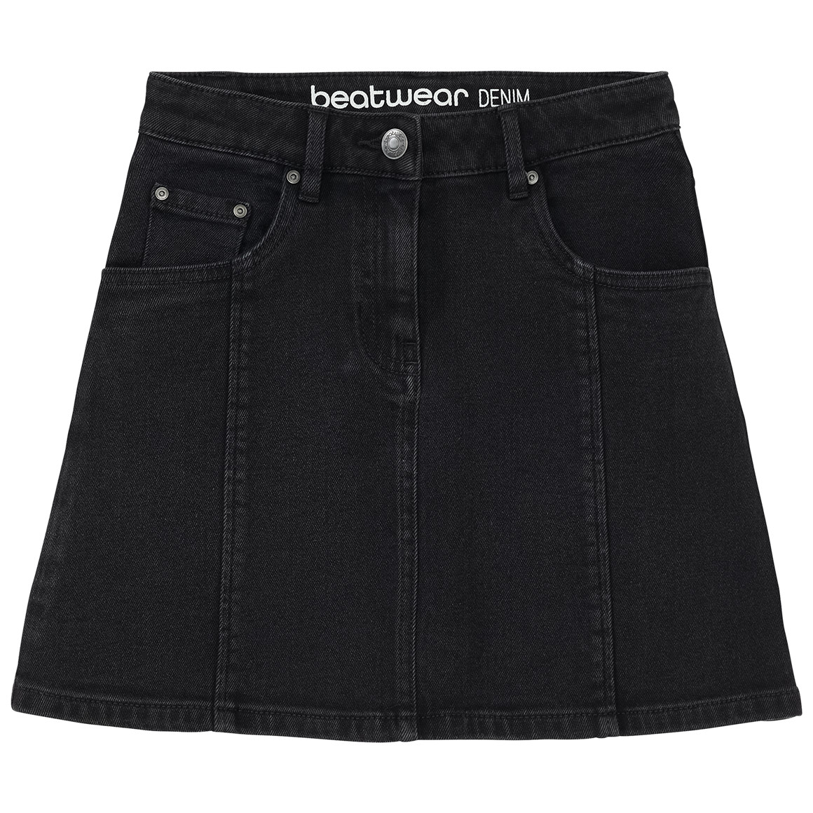 Mädchen Jeansrock im Five-Pocket-Style