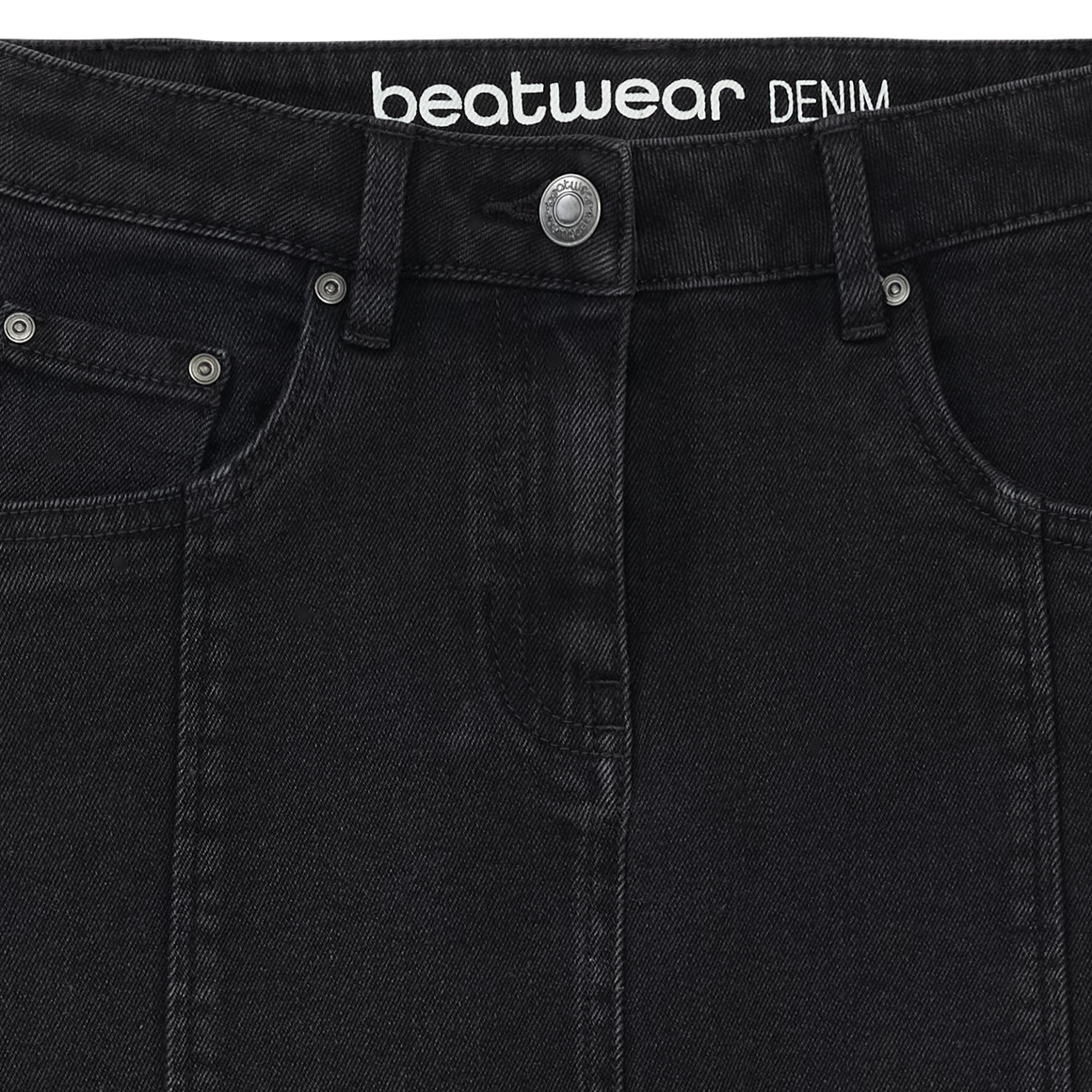 Mädchen Jeansrock im Five-Pocket-Style