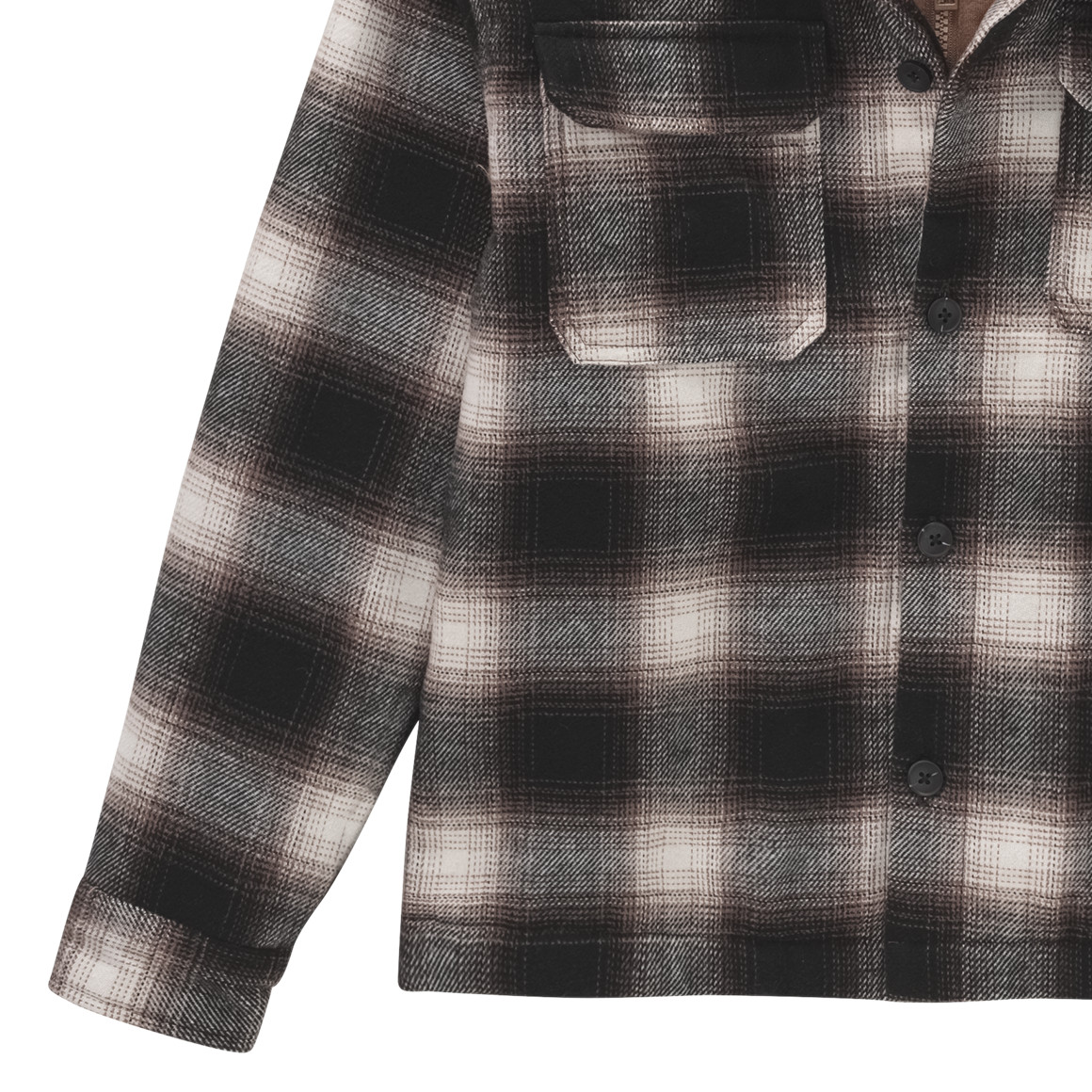 Jungen Flanell-Jacke mit Kapuze