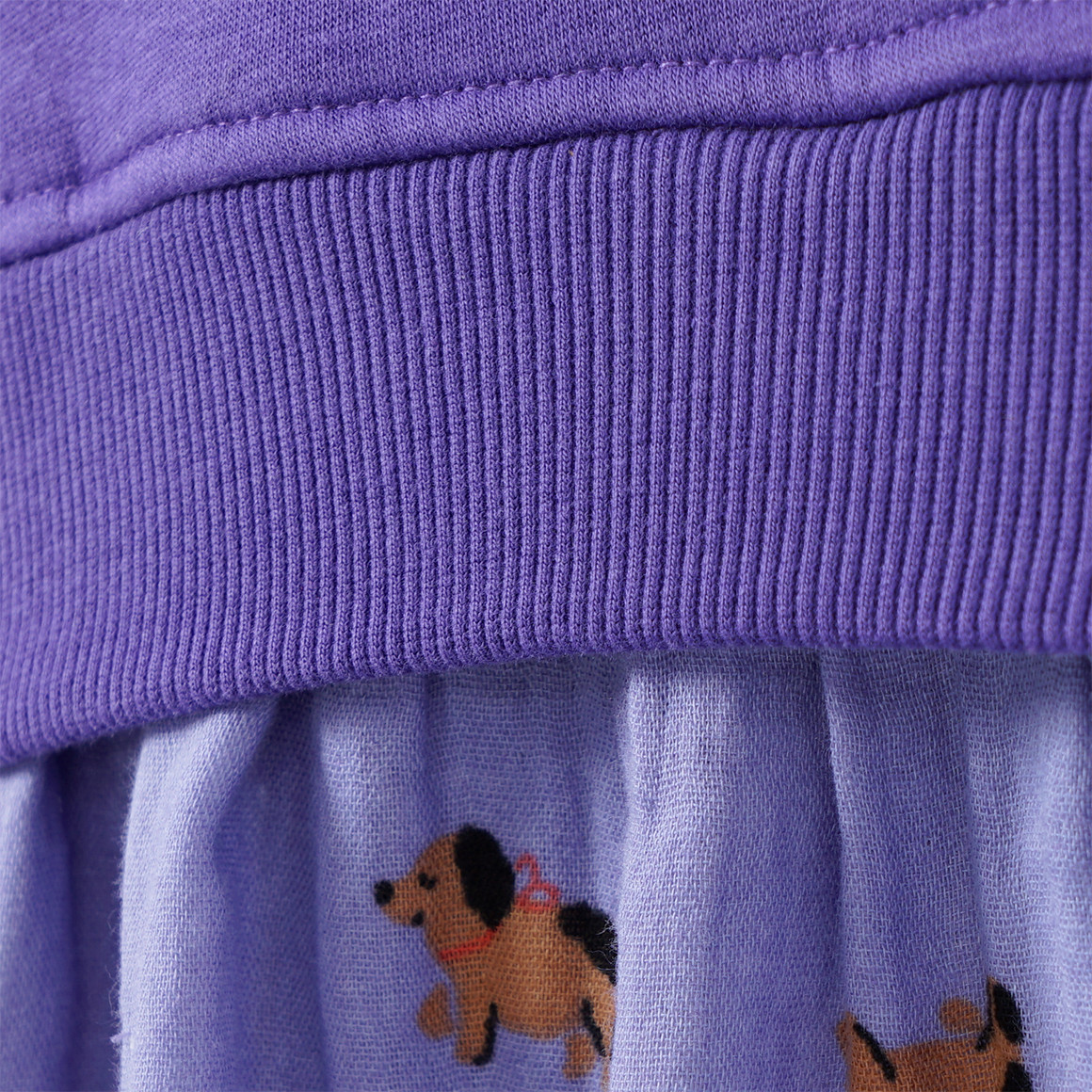 Mädchen Kleid mit angesetztem Rockteil